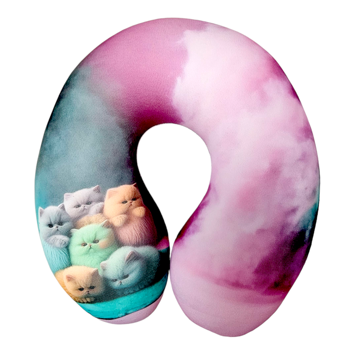 CUELLO MICROFIBRA - GATOS 3D